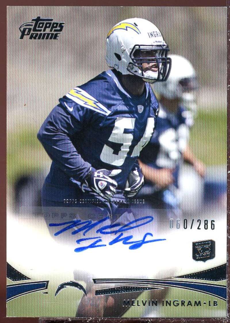 Melvin Ingram Card 2012 Topps Prime Rookie Autographs #107  Image 1