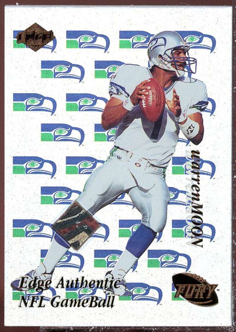 Warren Moon Card 1999 Collector's Edge Fury Game Ball #WM  Image 1