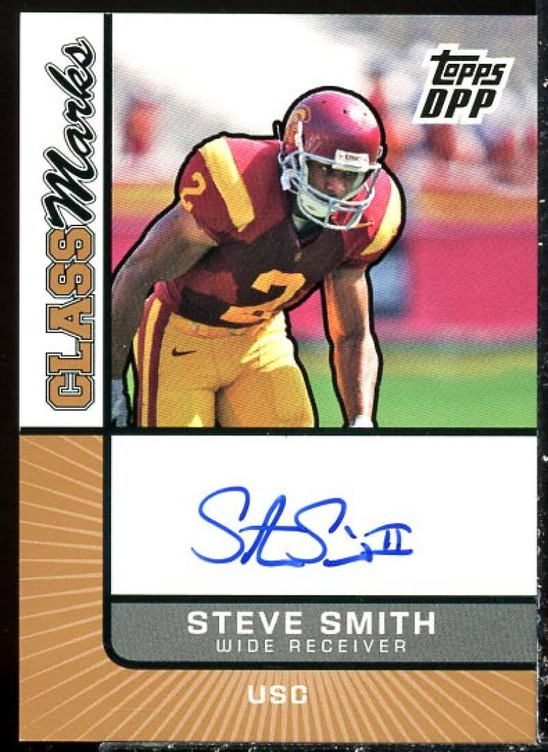 Steve Smith 2007 Topps Draft Picks and Prospects Class Marks Autographs #SS  Image 1