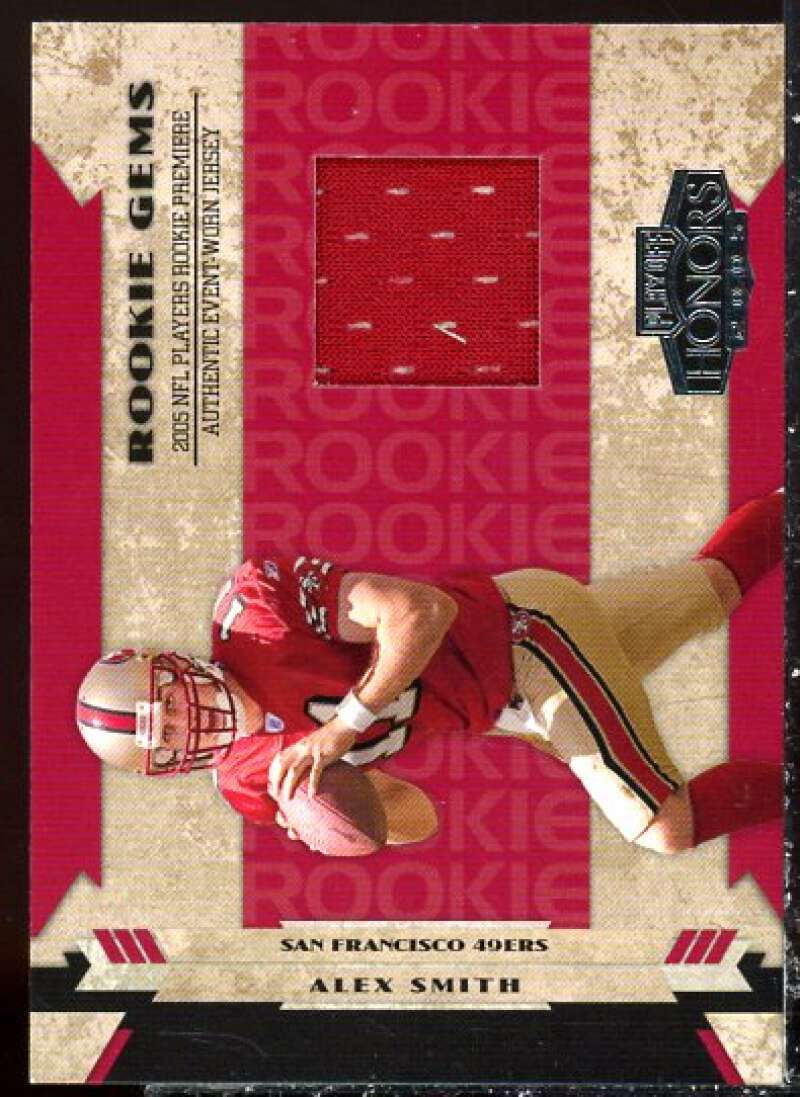 Alex Smith QB JSY RC Card 2005 Playoff Honors #202  Image 1