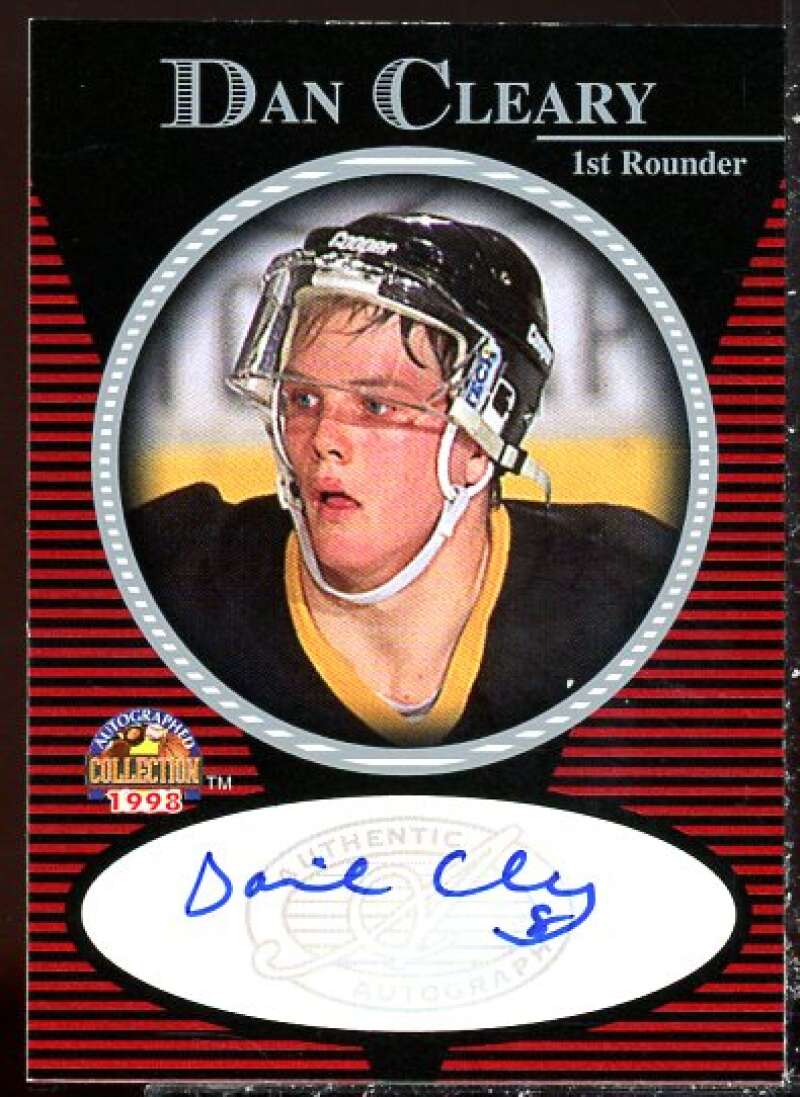 Dan Cleary Card 1997-98 Score Board Autographed Collection Autographs #5  Image 1