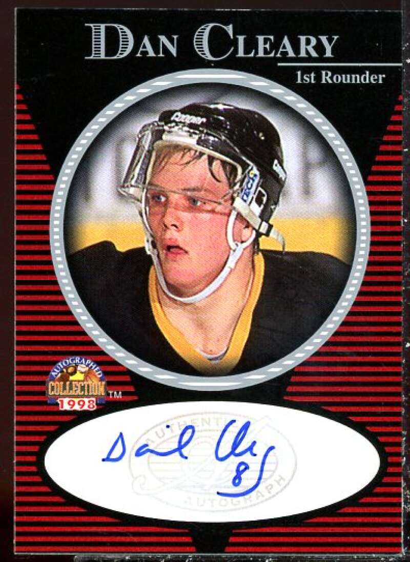 Dan Cleary Card 1997-98 Score Board Autographed Collection Autographs #5  Image 1