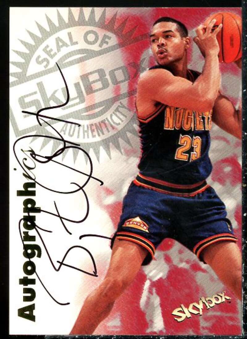 Bryant Stith Card 1997-98 SkyBox Premium Autographics #100  Image 1