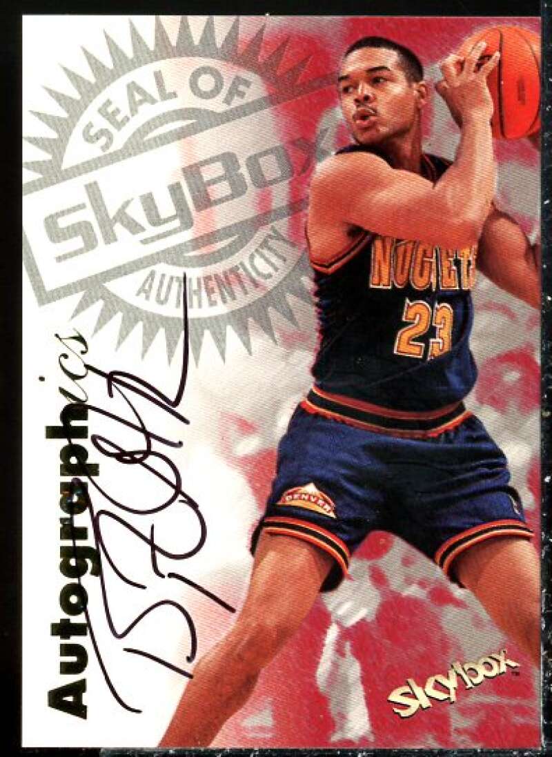 Bryant Stith Card 1997-98 SkyBox Premium Autographics #100  Image 1