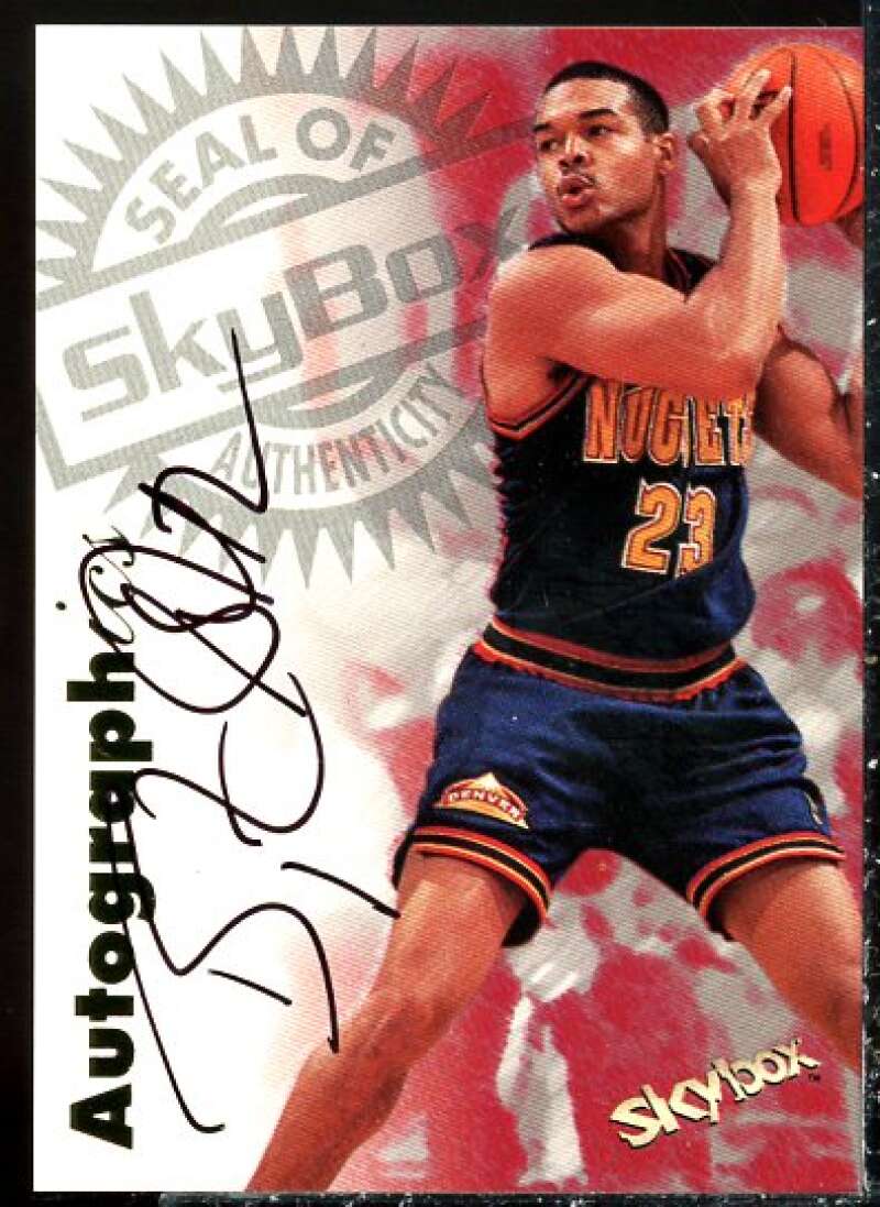 Bryant Stith Card 1997-98 SkyBox Premium Autographics #100  Image 1