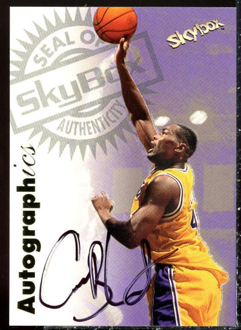 Corie Blount Card 1997-98 SkyBox Premium Autographics #13  Image 1