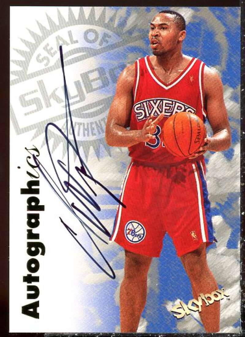 Clarence Weatherspoon Card 1997-98 SkyBox Premium Autographics #109  Image 1