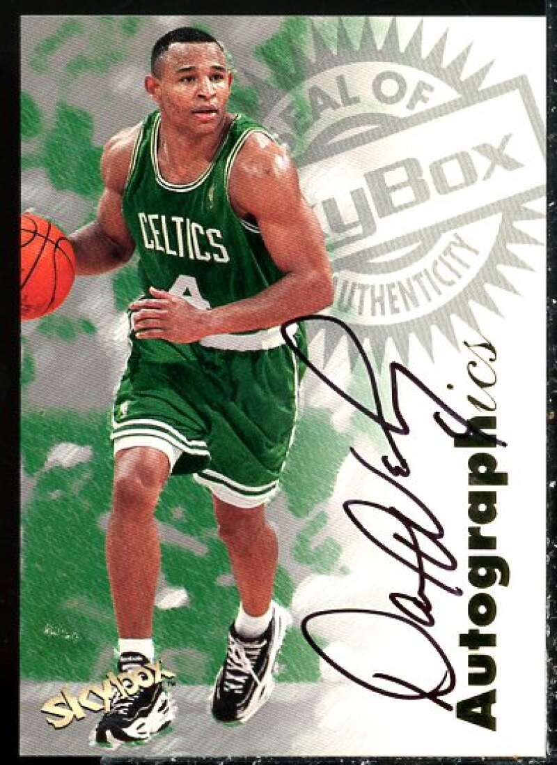 David Wesley Card 1997-98 SkyBox Premium Autographics #110  Image 1