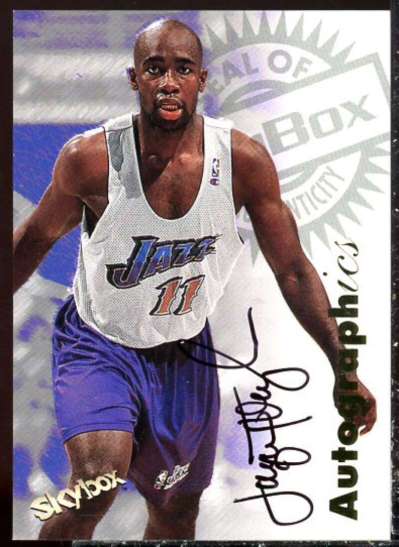 Jacque Vaughn Card 1997-98 SkyBox Premium Autographics #106  Image 1