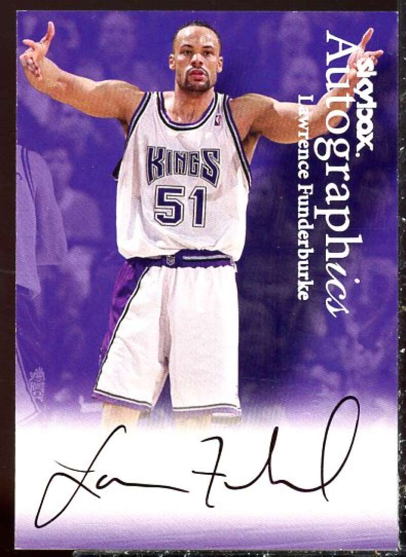 Lawrence Funderburke Card 1999-00 SkyBox Premium Autographics #35  Image 1