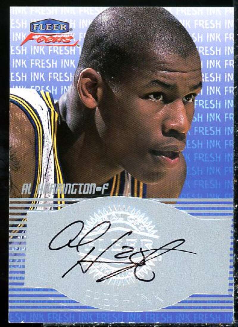 Al Harrington Card 1999-00 Fleer Focus Fresh Ink #8  Image 1