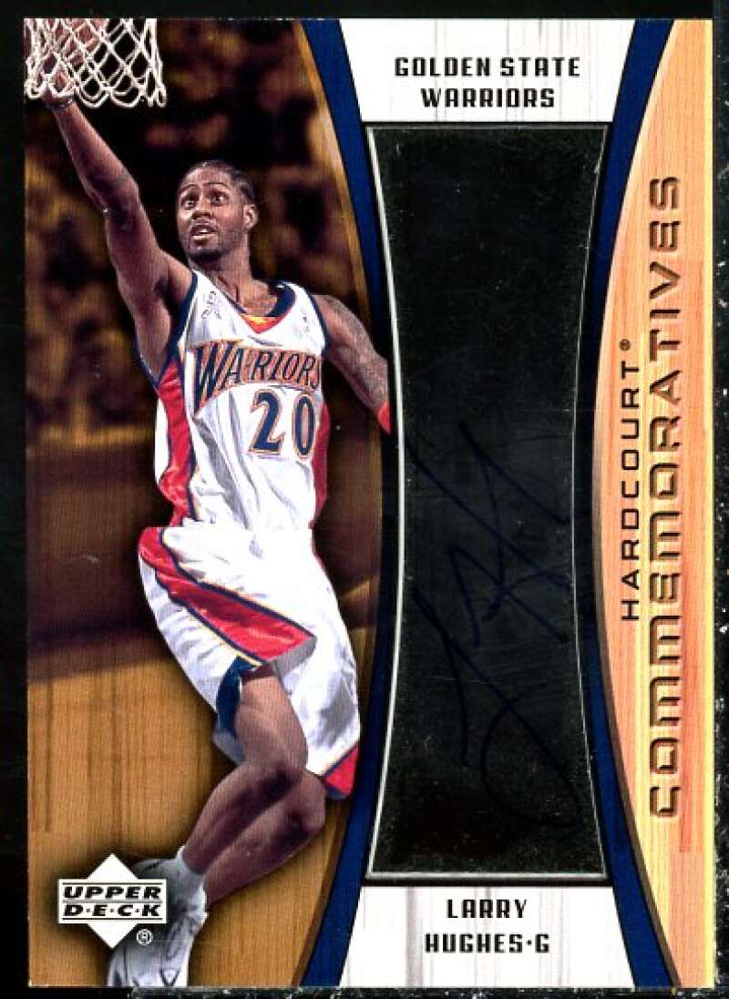 Larry Hughes Card 2002-03 Upper Deck Hardcourt Autographs #LHC  Image 1