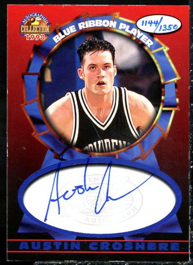 Austin Croshere 1997 Score Board Autographed Collection Blue Ribbon Autographs Image 1