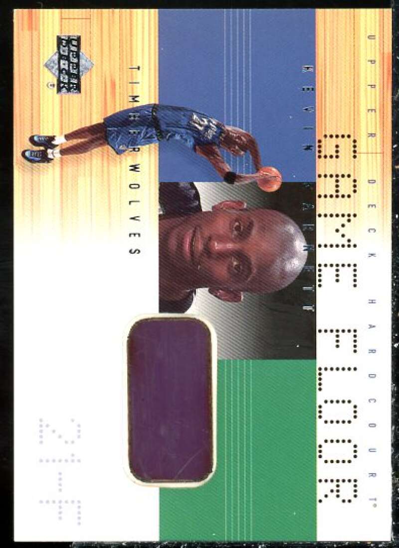 Kevin Garnett Card 2000-01 Upper Deck Hardcourt Game Floor #KGF  Image 1