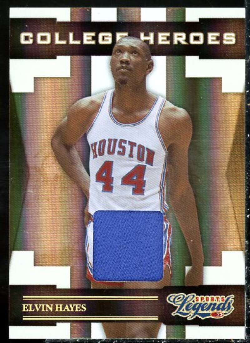 Elvin Hayes Card 2008 Donruss Sports Legends College Heroes Materials #7  Image 1