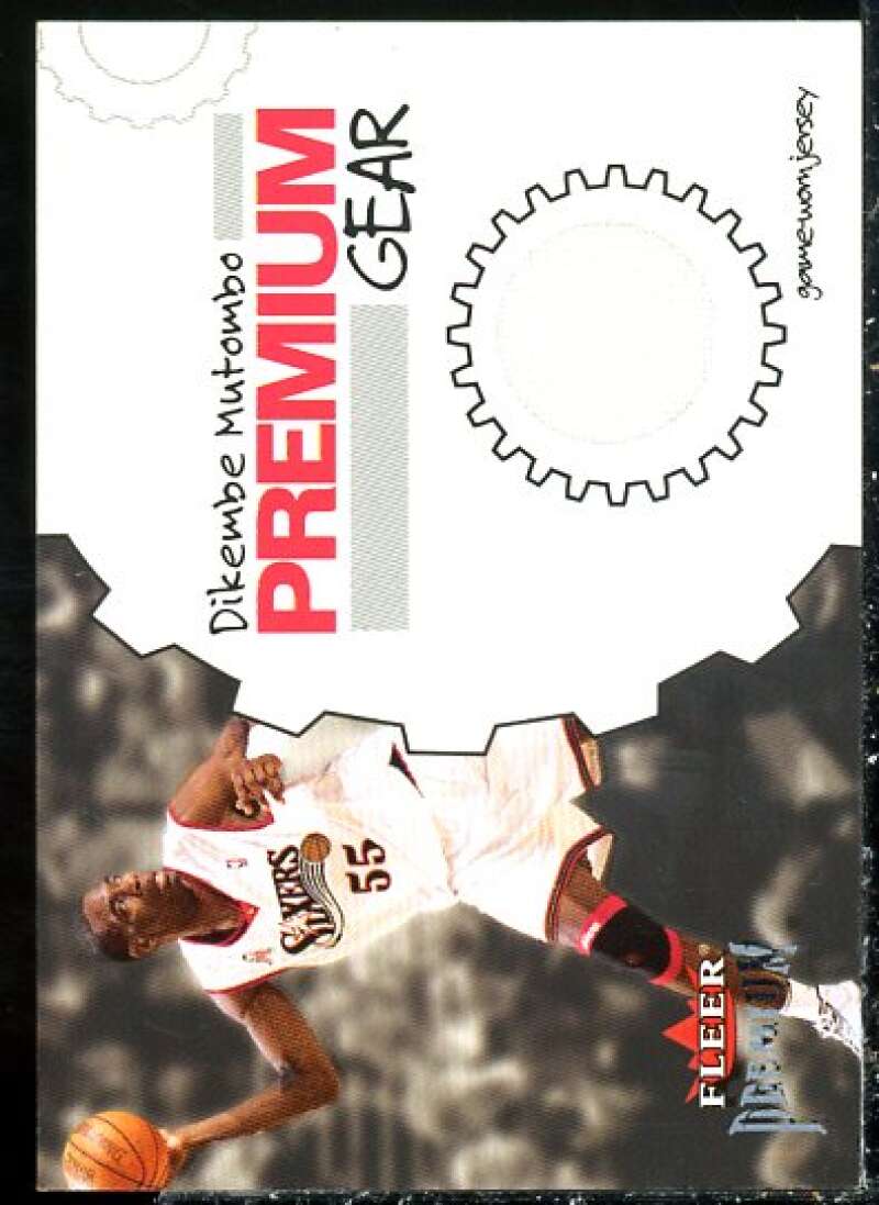 Dikembe Mutombo Card 2002-03 Fleer Premium Gear #8  Image 1