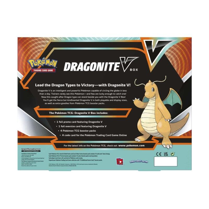 (3) 2021 Pokemon TCG: Dragonite V Box Lot Image 6