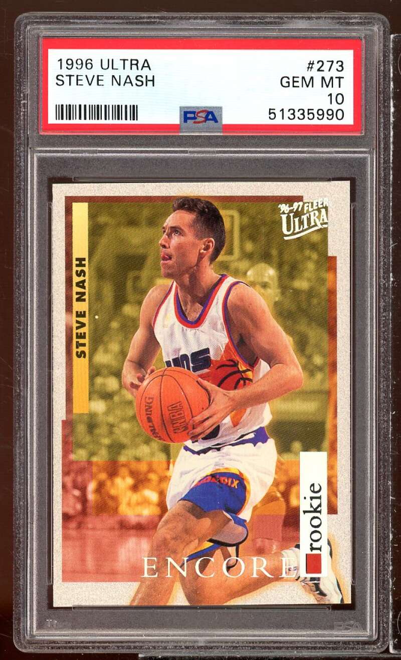 Steve Nash Rookie Card 1996-97 Ultra #273 PSA 10 Image 1