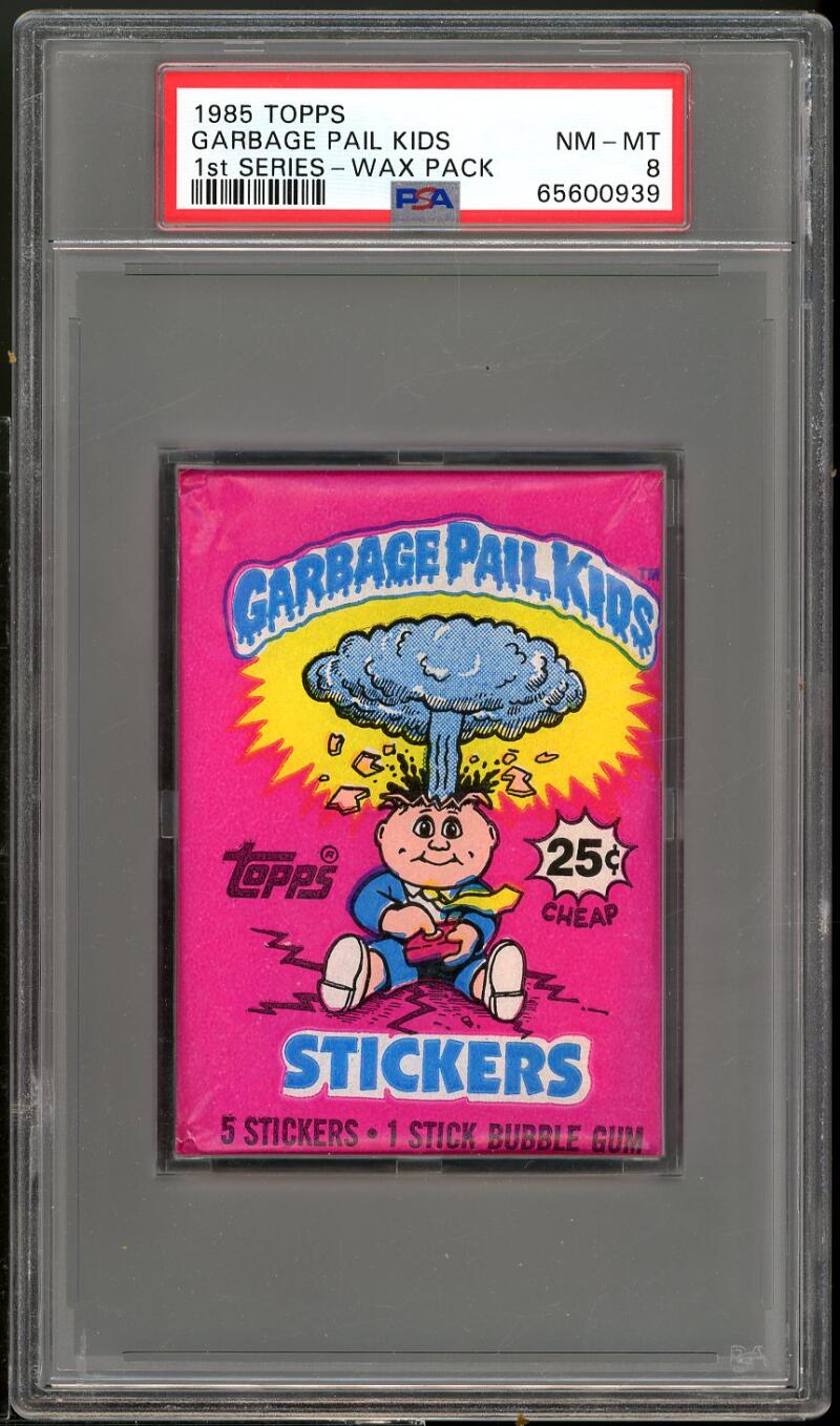 1985 Topps Garbage Pail KIds 1st Series Wax Pack PSA 8 Image 1