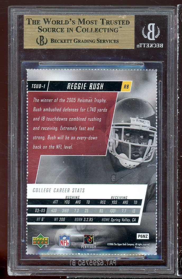 Reggie Bush Rookie 2006 Upper Deck/Tuff Stuff #tsud-1 BGS 9.5 (9.5 9 9.5 9.5) Image 2