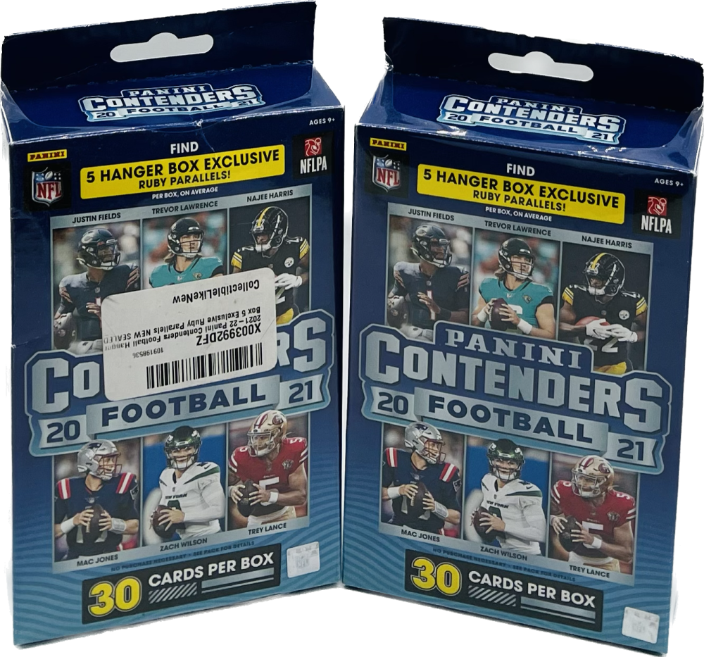 (2) 2021 Panini Contenders Football Hanger Box Lot Image 1