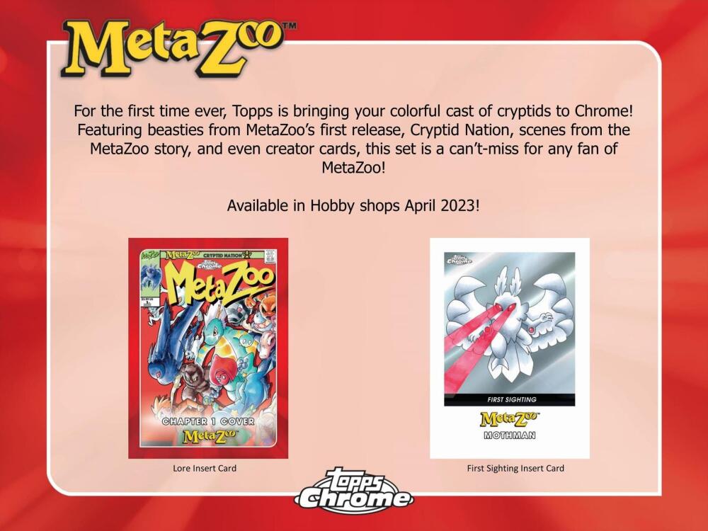 2023 Topps MetaZoo Chrome Series 0 Hobby Box  Image 3