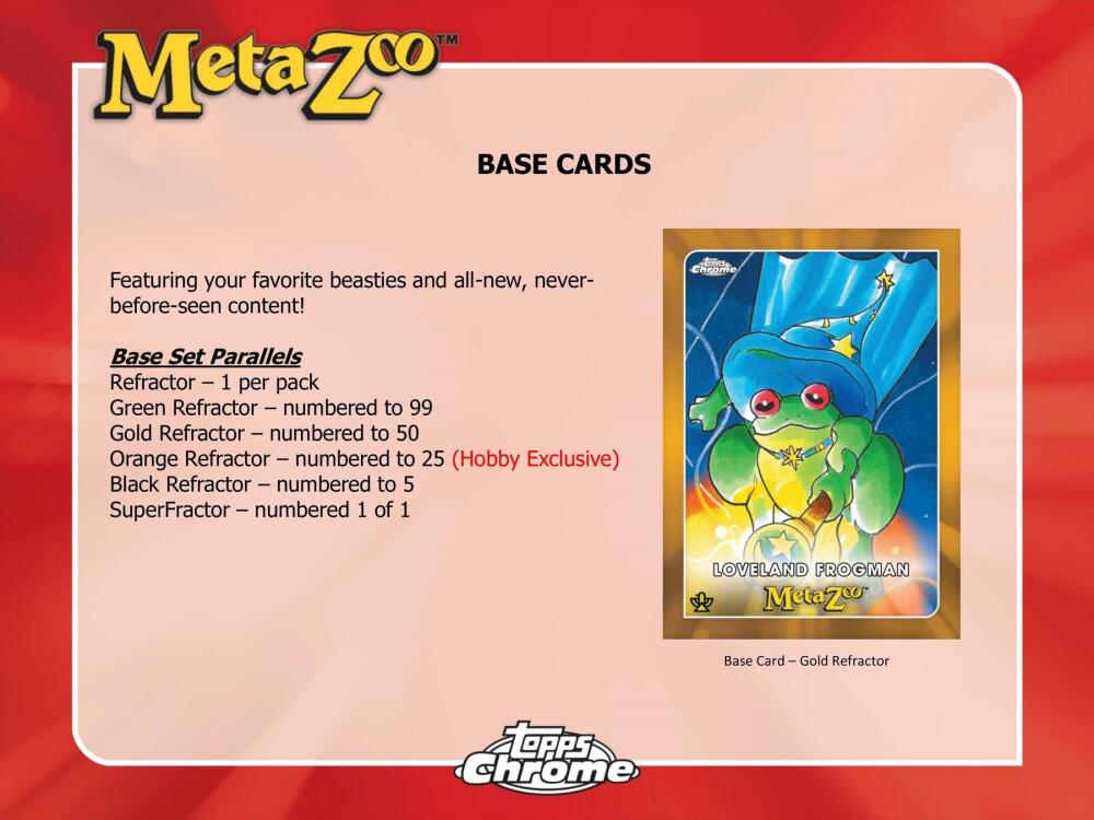 2023 Topps MetaZoo Chrome Series 0 Hobby Box  Image 4