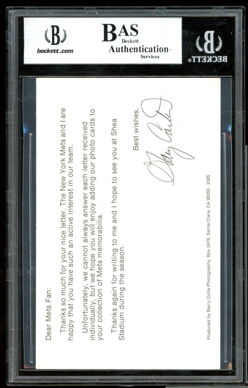 Gary Carter Signed Auto Autograph Photograph BGS Authentic Image 2