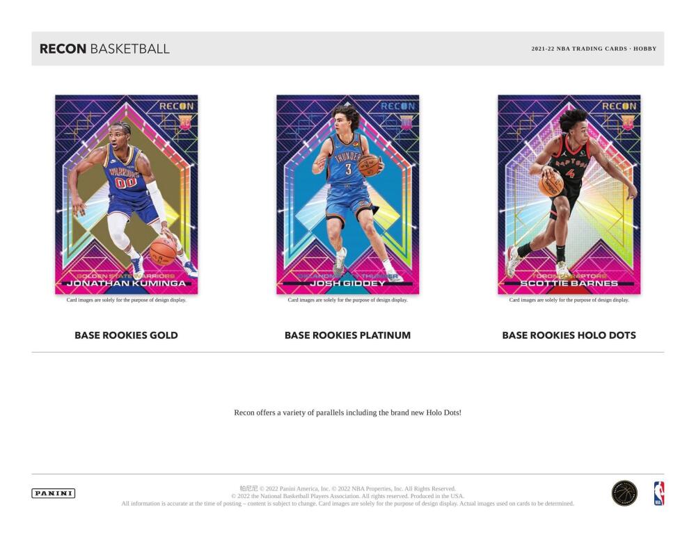 2021-22 Panini Recon Basketball Hobby Box Image 5