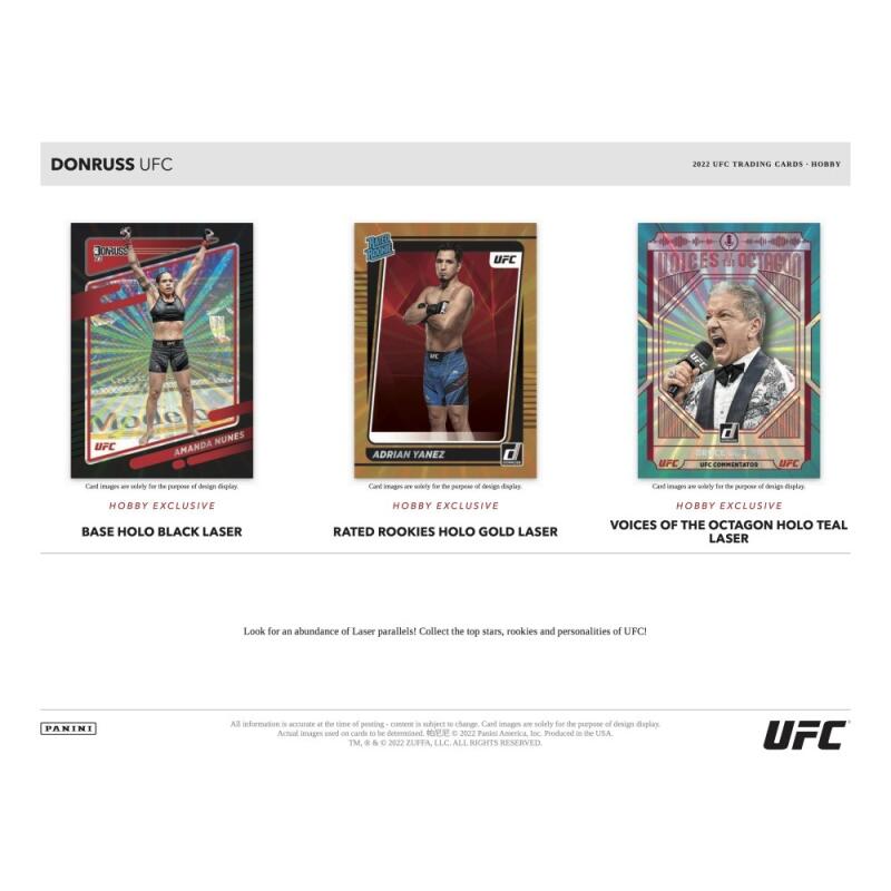 2022 Panini Donruss UFC Debut Edition Hobby Box Image 3