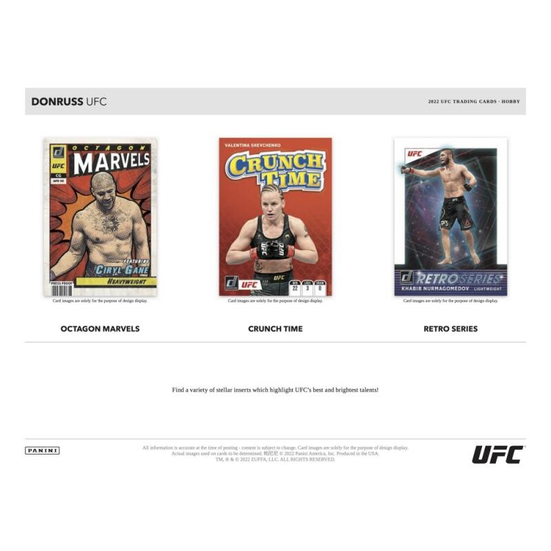 2022 Panini Donruss UFC Debut Edition Hobby Box Image 4