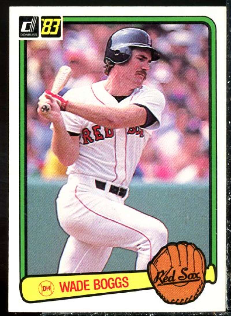 Wade Boggs Rookie Card Card 1983 Donruss #586  Image 1