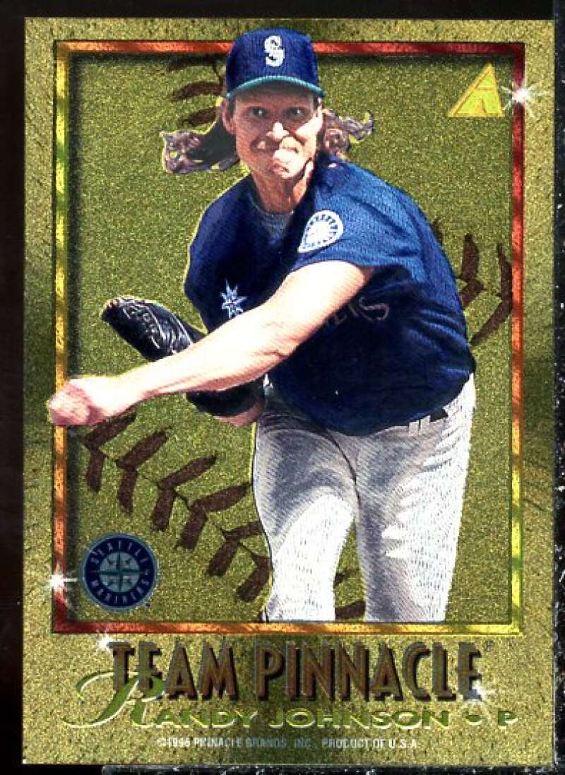 G.Maddux/R.Johnson Card 1996 Pinnacle Team Pinnacle #9  Image 1