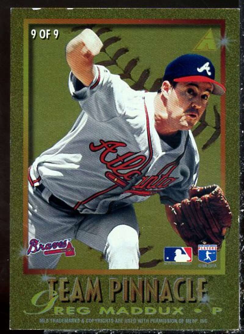 G.Maddux/R.Johnson Card 1996 Pinnacle Team Pinnacle #9  Image 2