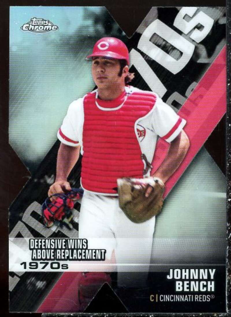 Johnny Bench Card 2020 Topps Chrome Decade of Dominance Die Cut #DOD6  Image 1