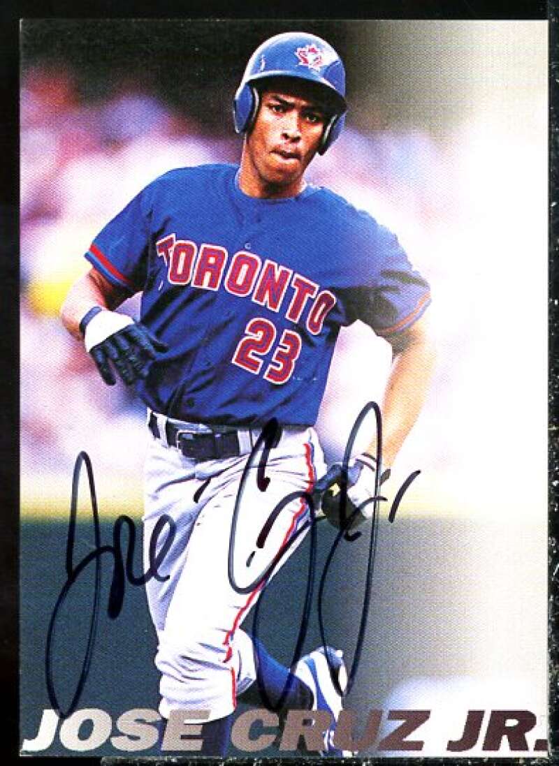 Jose Cruz Jr. Autographed Card