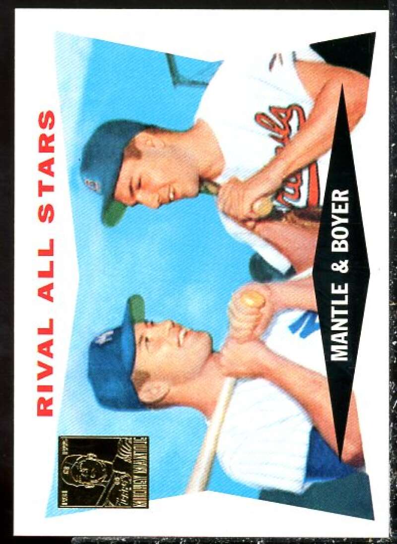 Mickey Mantle/Ken Boyer/1960 Topps Card 1997 Topps Mantle #28  Image 1