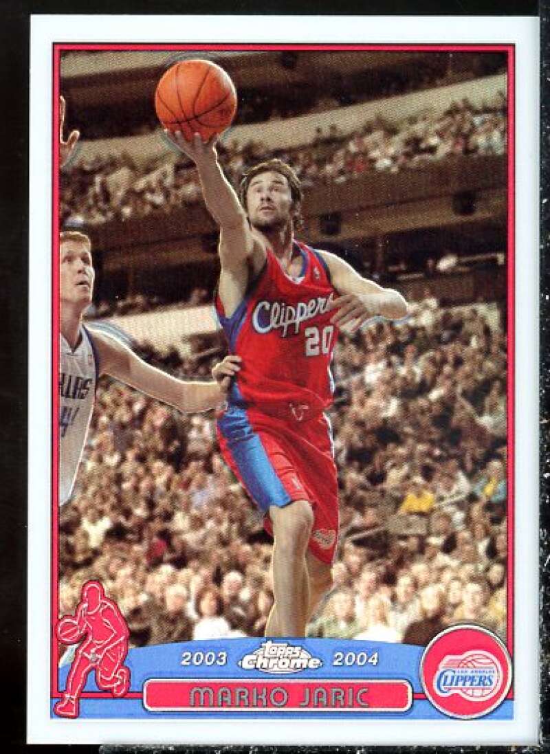 Marko Jaric Card 2003-04 Topps Chrome Refractors #101  Image 1