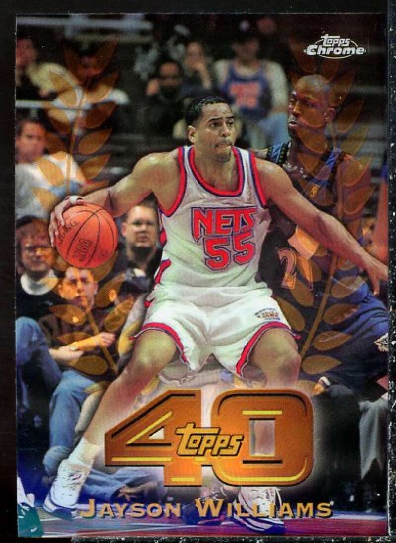 Jayson Williams Card 1997-98 Topps Chrome Topps 40 Refractors #T16  Image 1