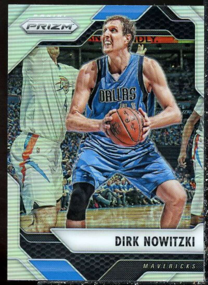 Dirk Nowitzki Card 2016-17 Panini Prizm Prizms Silver #151  Image 1