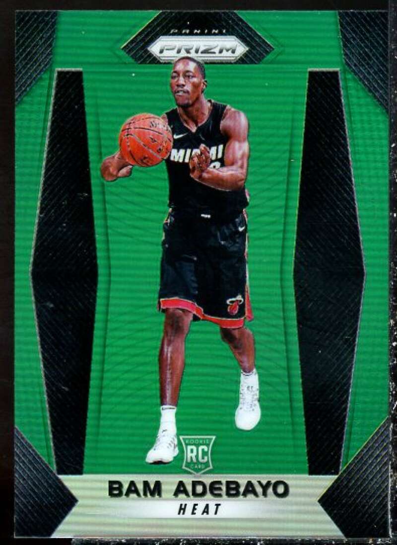 Bam Adebayo Rookie Card Card 2017-18 Panini Prizm Prizms Green #51  Image 1