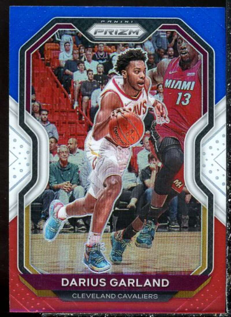 Darius Garland Card 2020-21 Panini Prizm Prizms Red White and Blue #226  Image 1