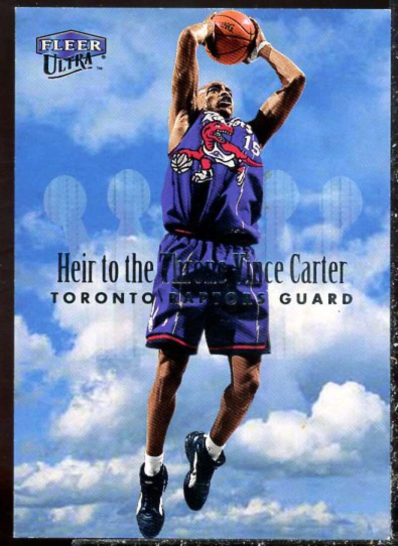 Vince Carter Card 1999-00 Ultra Heir to the Throne #5  Image 1