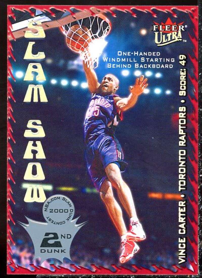 Vince Carter Card 2000-01 Ultra Slam Show #SS7  Image 1