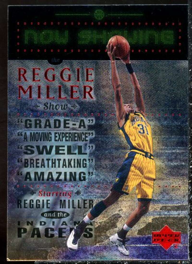 Reggie Miller Card 1999-00 Upper Deck Now Showing #NS11  Image 1