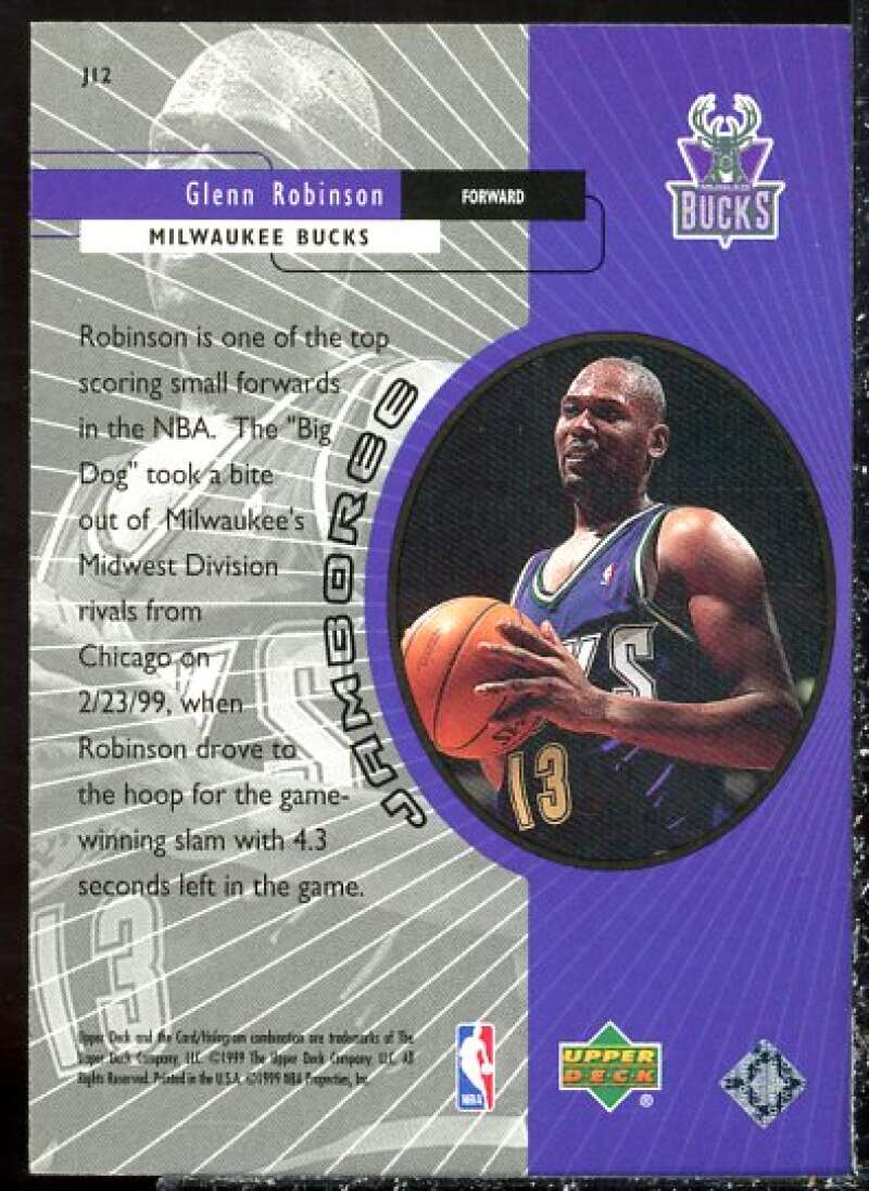 Glenn Robinson Card 1999-00 Upper Deck Jamboree #J12  Image 2