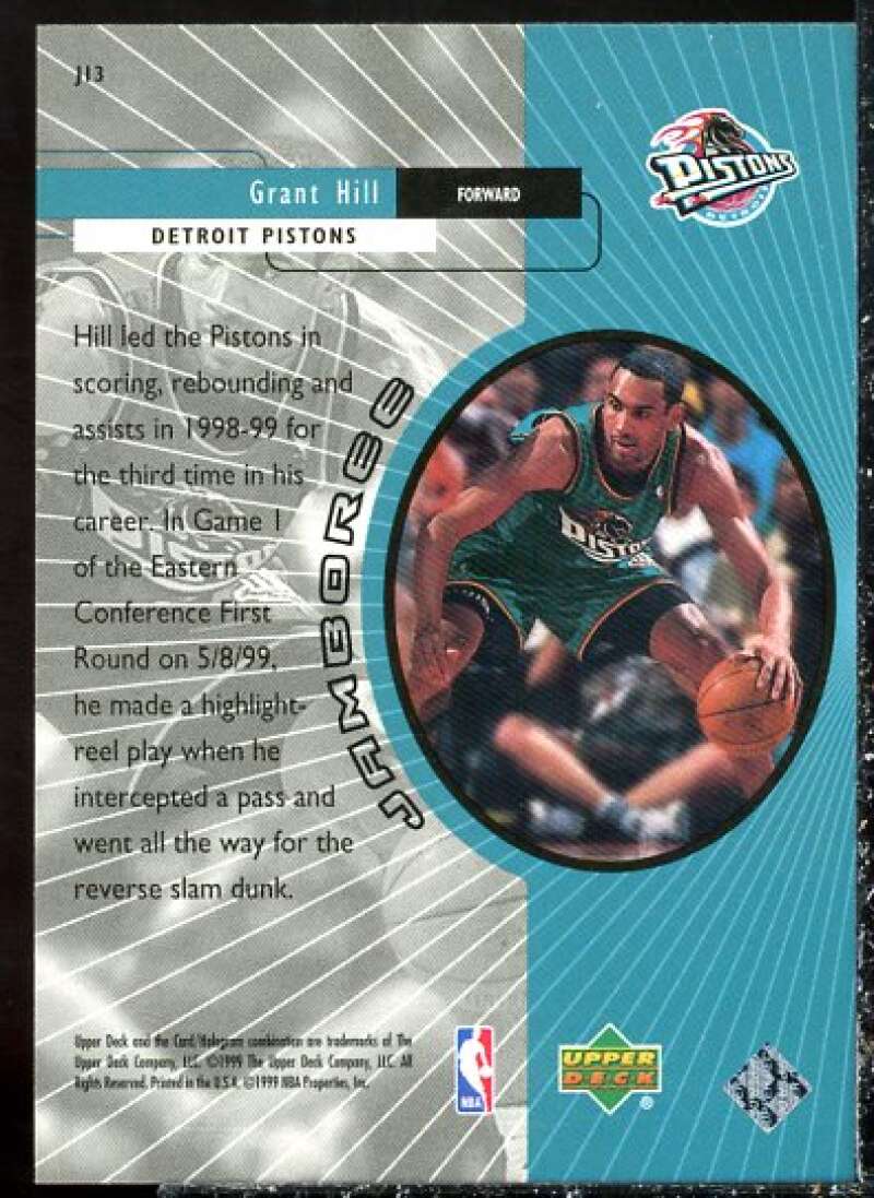 Grant Hill Card 1999-00 Upper Deck Jamboree #J13  Image 2