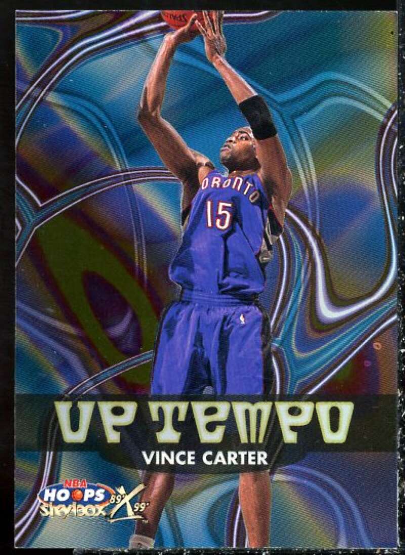 Vince Carter Card 1999-00 Hoops Decade Up Tempo #UT8  Image 1