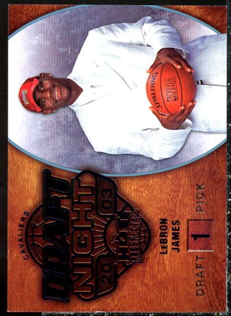 LeBron James Card 2008-09 Hot Prospects Blue #102  Image 1