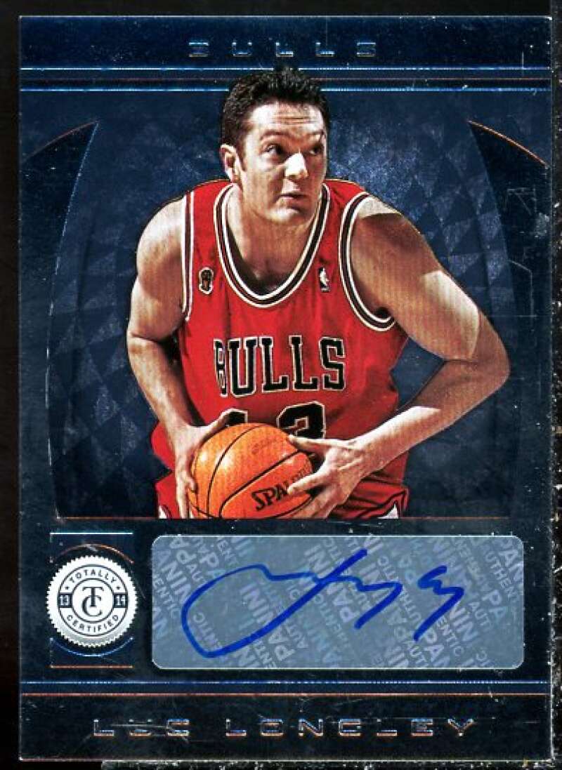 Luc Longley Card 2013-14 Totally Certified Autographs #229  Image 1